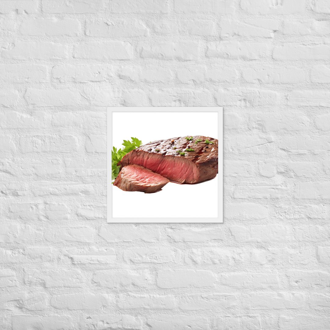 Sirloin Steak Framed poster 🤤 from Yumify.AI