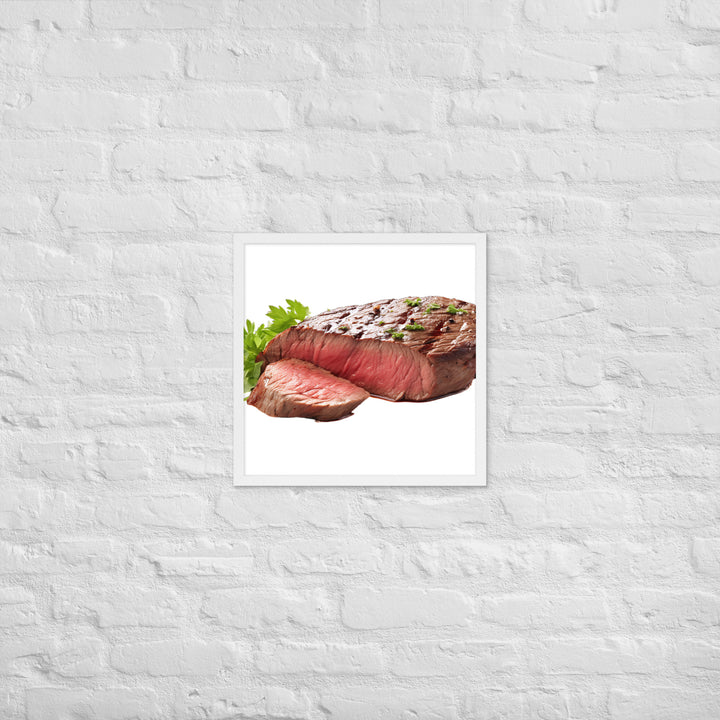 Sirloin Steak Framed poster 🤤 from Yumify.AI