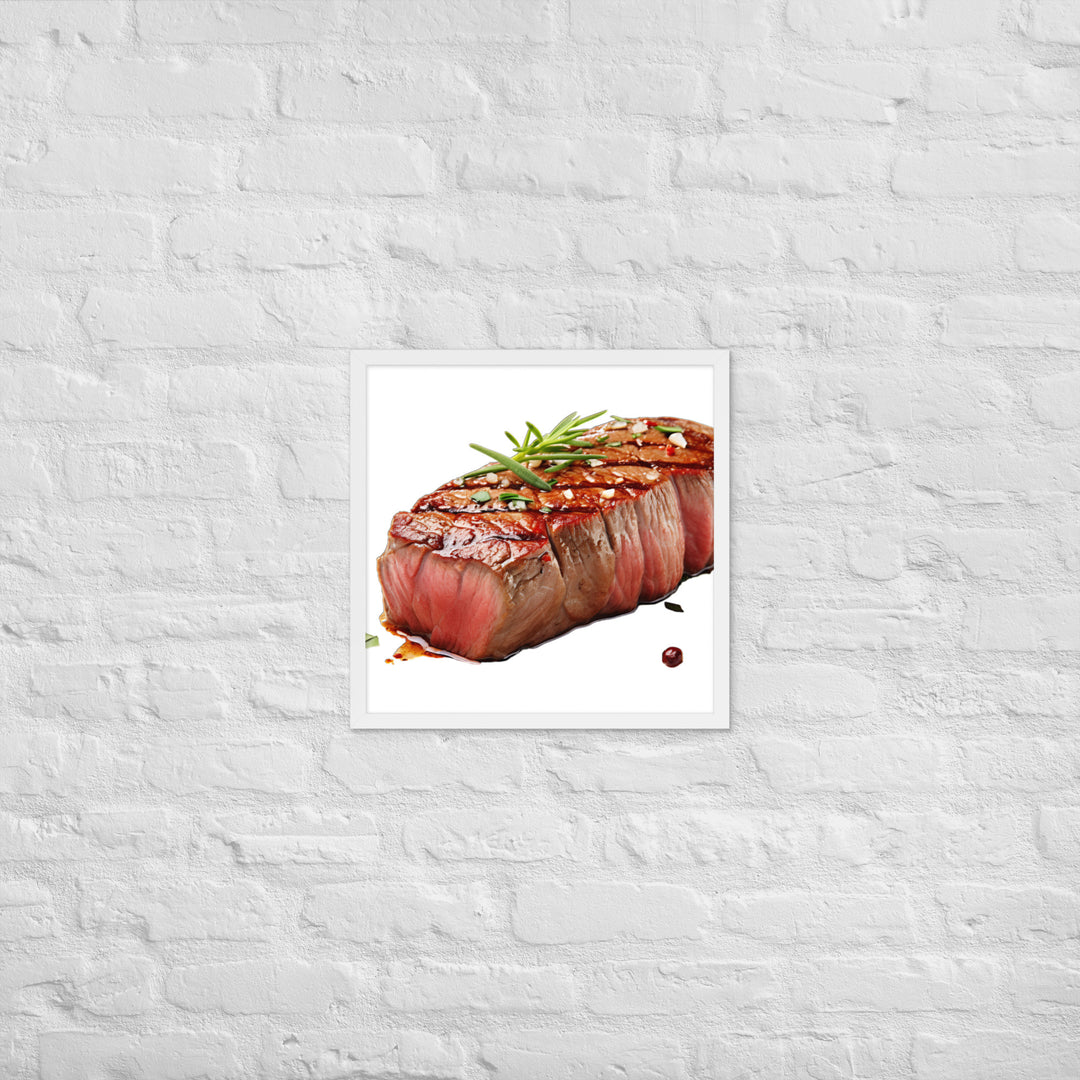 Fillet Mignon Elegance Framed poster 🤤 from Yumify.AI