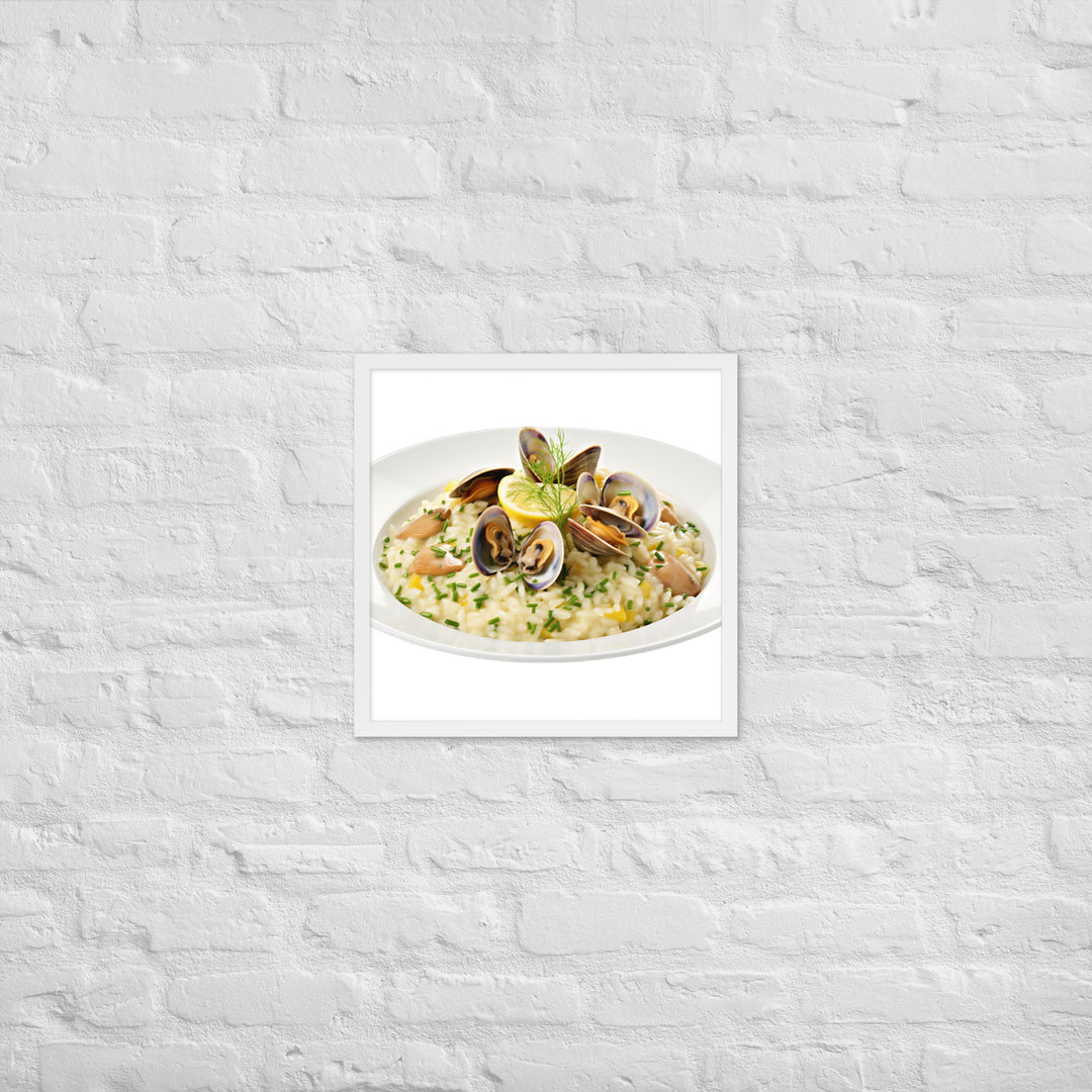 Seafood Risotto Framed poster 🤤 from Yumify.AI