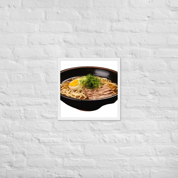 Cold Tsukemen Ramen Framed poster 🤤 from Yumify.AI