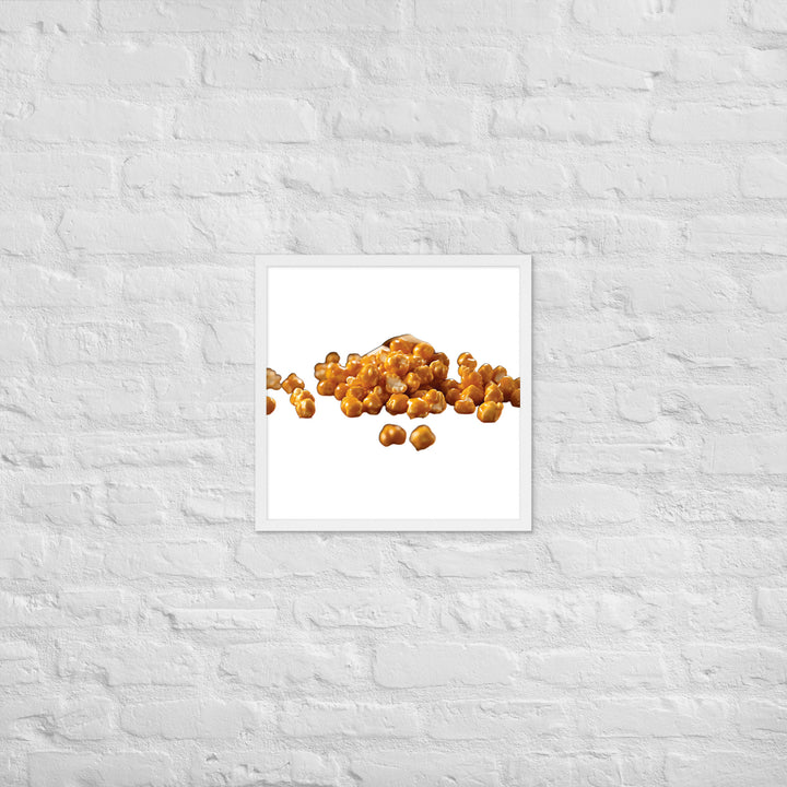 Caramel Coated Popcorn Framed poster 🤤 from Yumify.AI