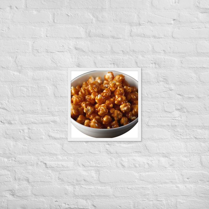 Caramel Coated Popcorn Framed poster 🤤 from Yumify.AI