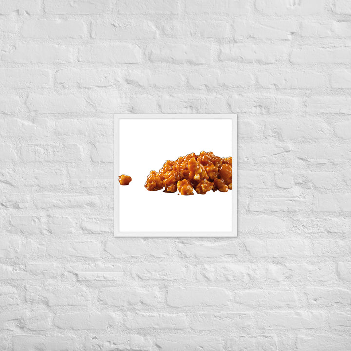 Caramel Coated Popcorn Framed poster 🤤 from Yumify.AI