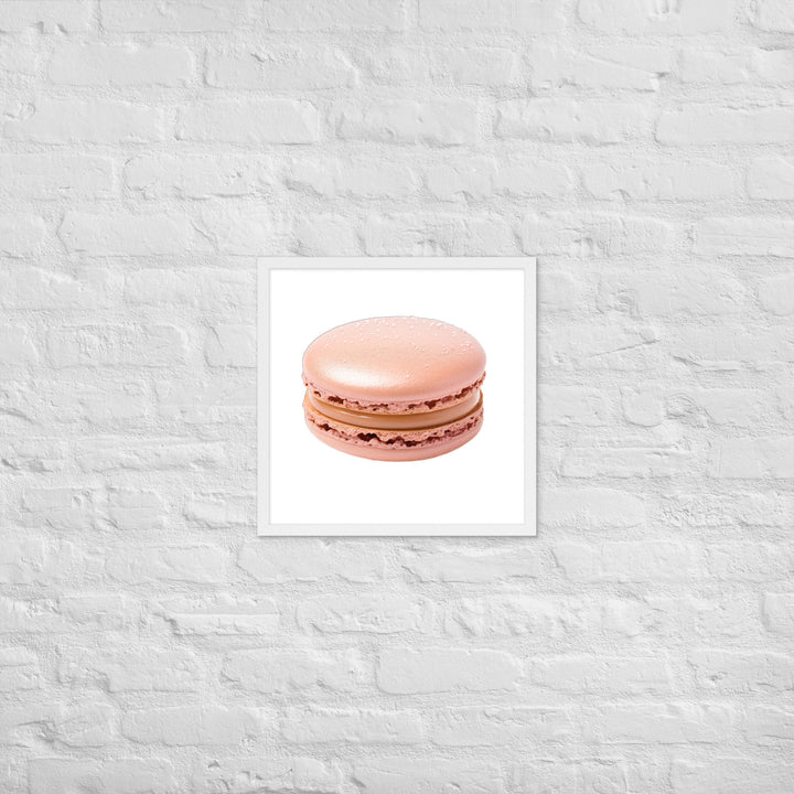 Rose Gold Macaron Framed poster 🤤 from Yumify.AI