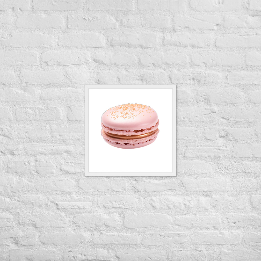 Rose Gold Macaron Framed poster 🤤 from Yumify.AI