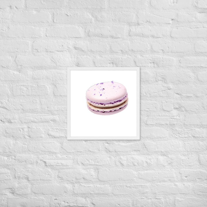 Lavender Macaron Framed poster 🤤 from Yumify.AI