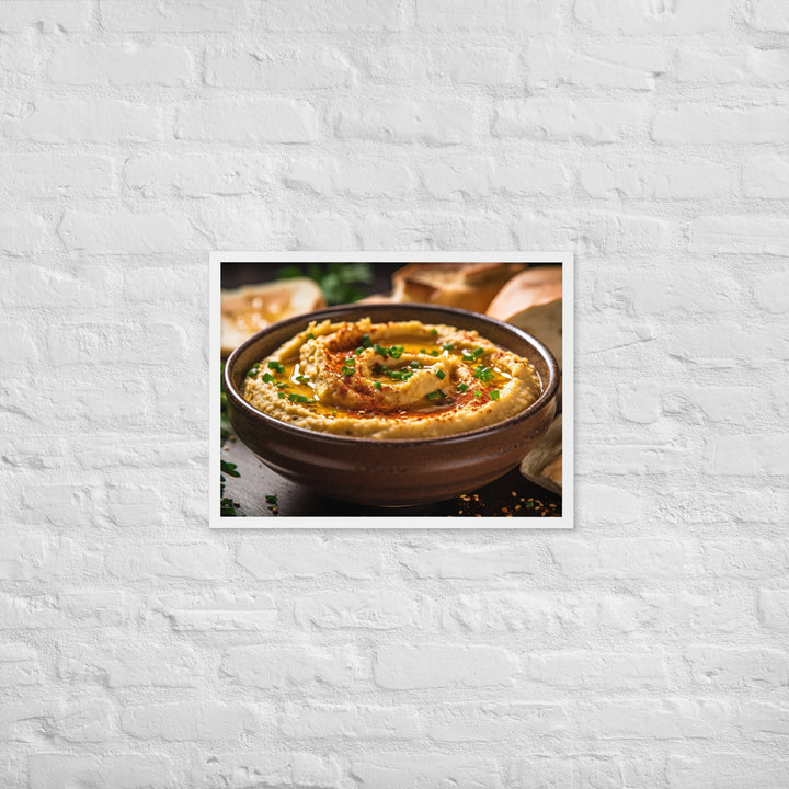 Hummus Framed poster 🤤 from Yumify.AI