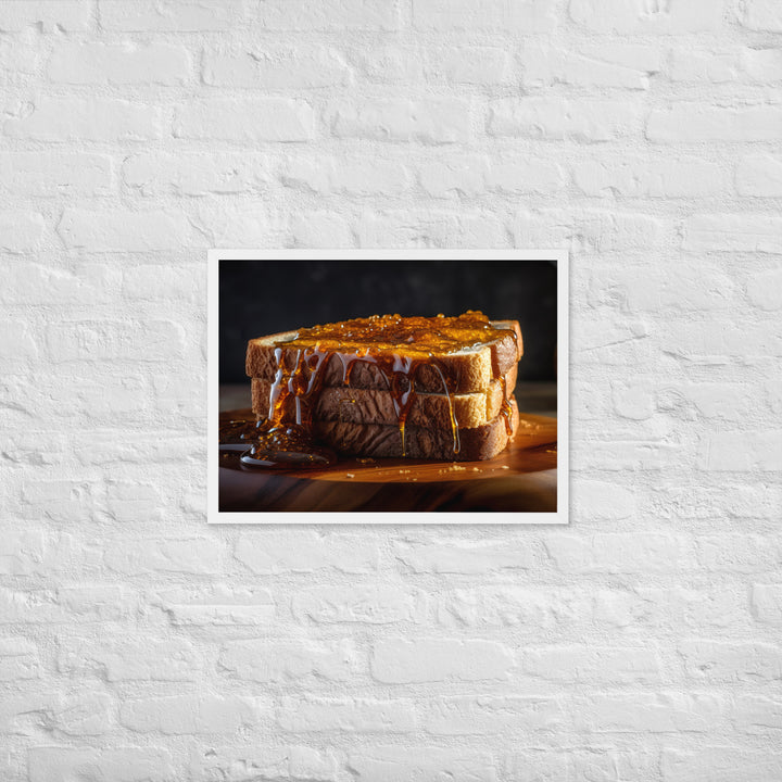 Vegemite on Toast Framed poster 🤤 from Yumify.AI