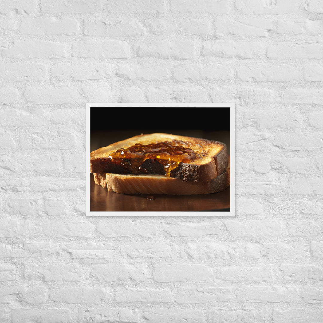 Vegemite on Toast Framed poster 🤤 from Yumify.AI