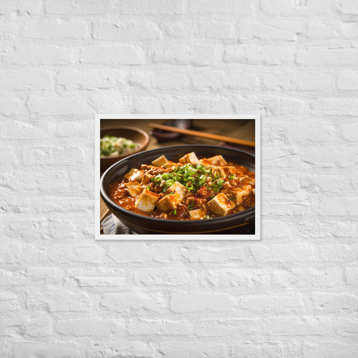 Mapo Tofu Framed poster 🤤 from Yumify.AI