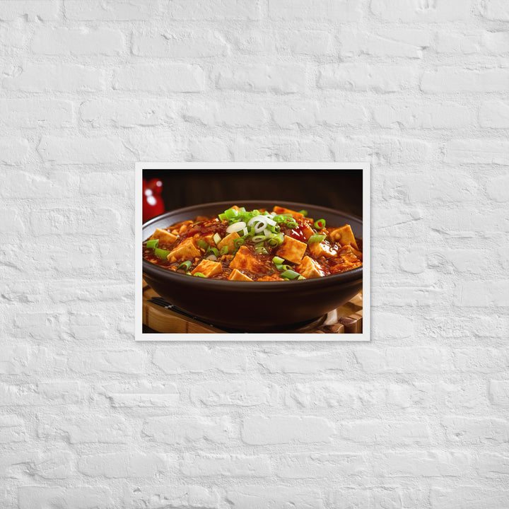 Mapo Tofu Framed poster 🤤 from Yumify.AI