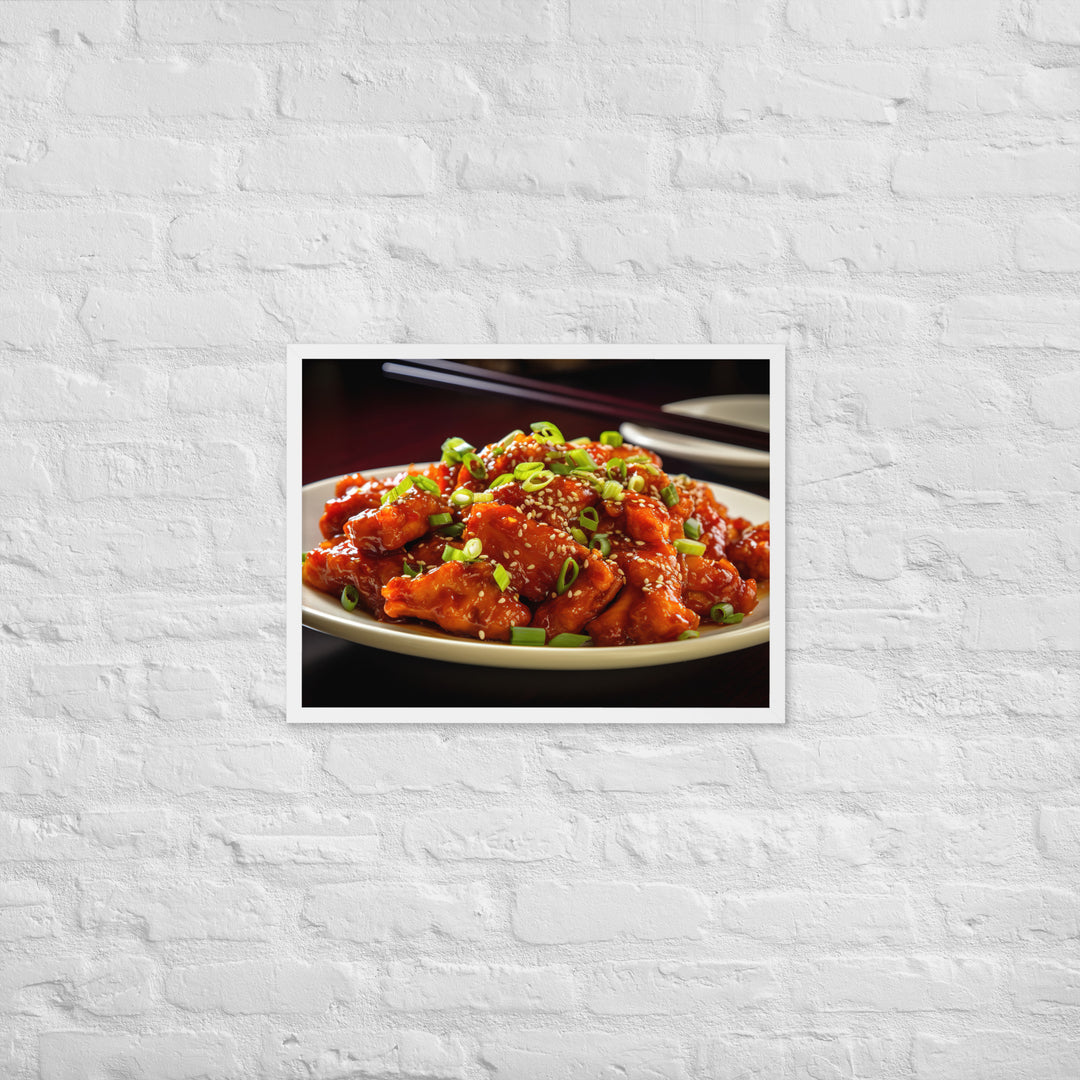 General Tso's Chicken Framed poster 🤤 from Yumify.AI