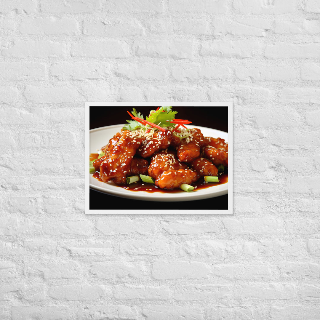 General Tso's Chicken Framed poster 🤤 from Yumify.AI