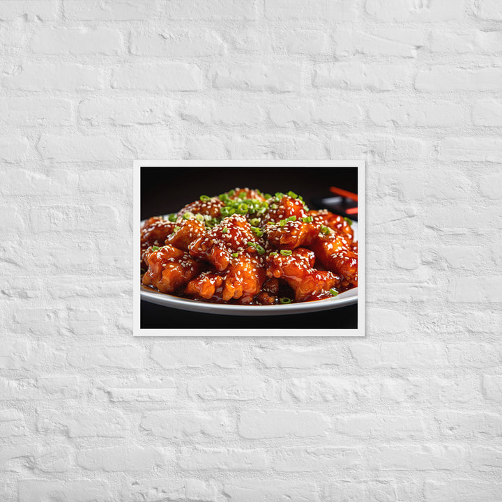 General Tso's Chicken Framed poster 🤤 from Yumify.AI