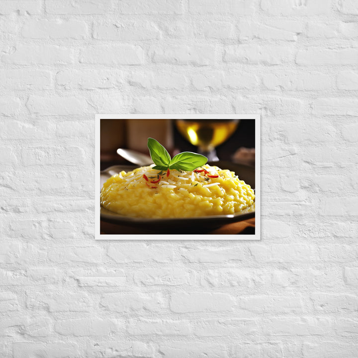 Risotto alla Milanese Framed poster 🤤 from Yumify.AI