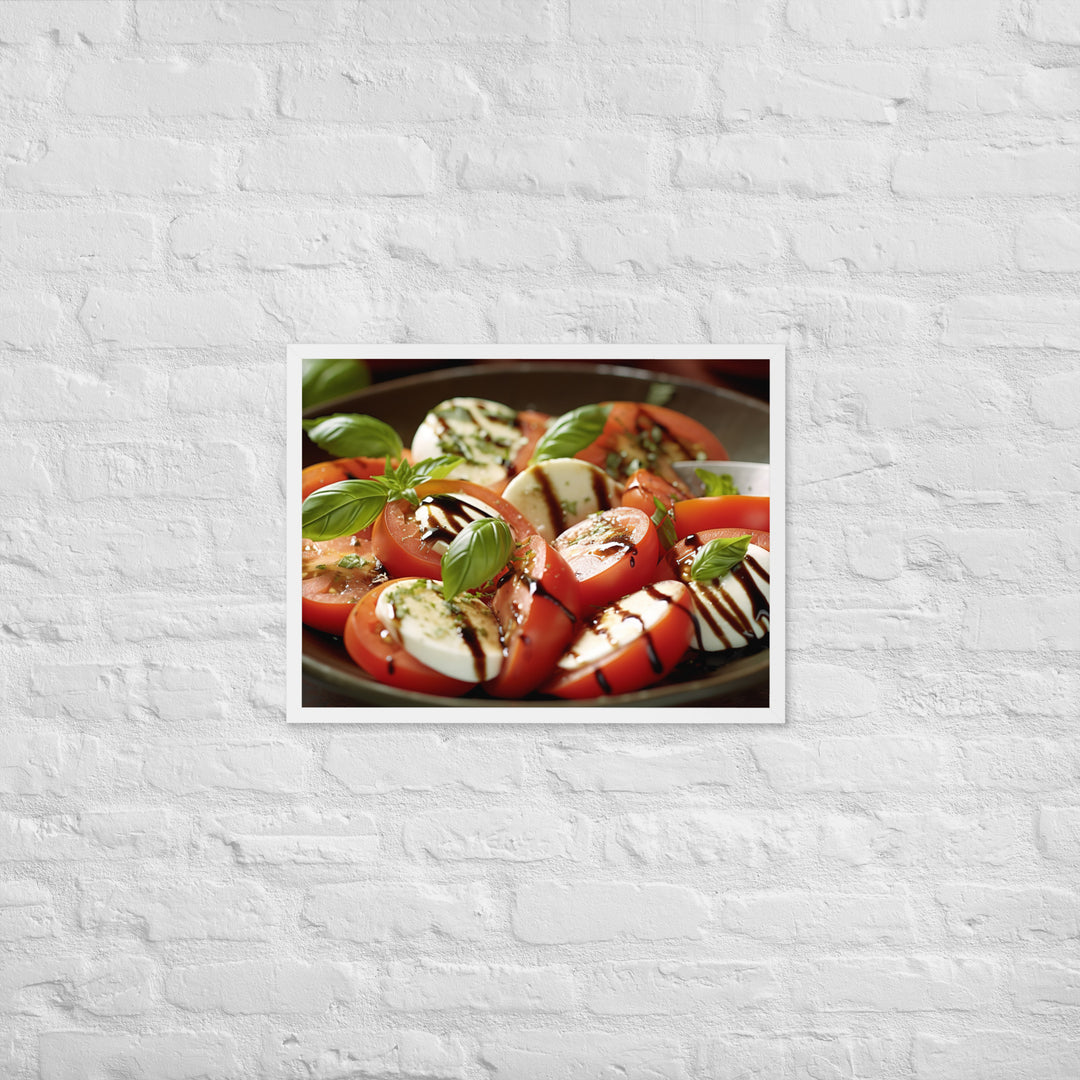 Caprese Salad Framed poster 🤤 from Yumify.AI