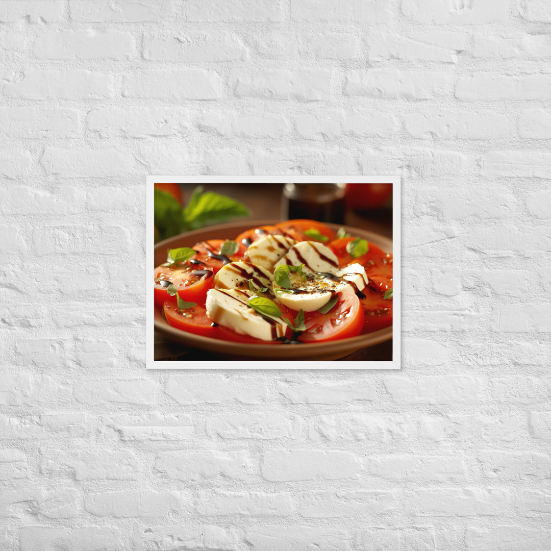 Caprese Salad Framed poster 🤤 from Yumify.AI