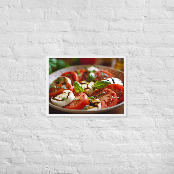 Caprese Salad Framed poster 🤤 from Yumify.AI