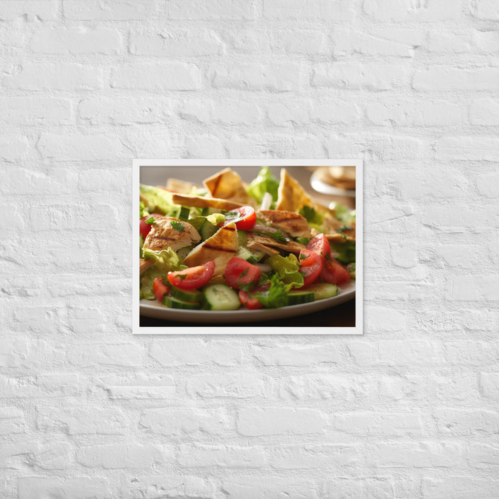 Fattoush Framed poster 🤤 from Yumify.AI