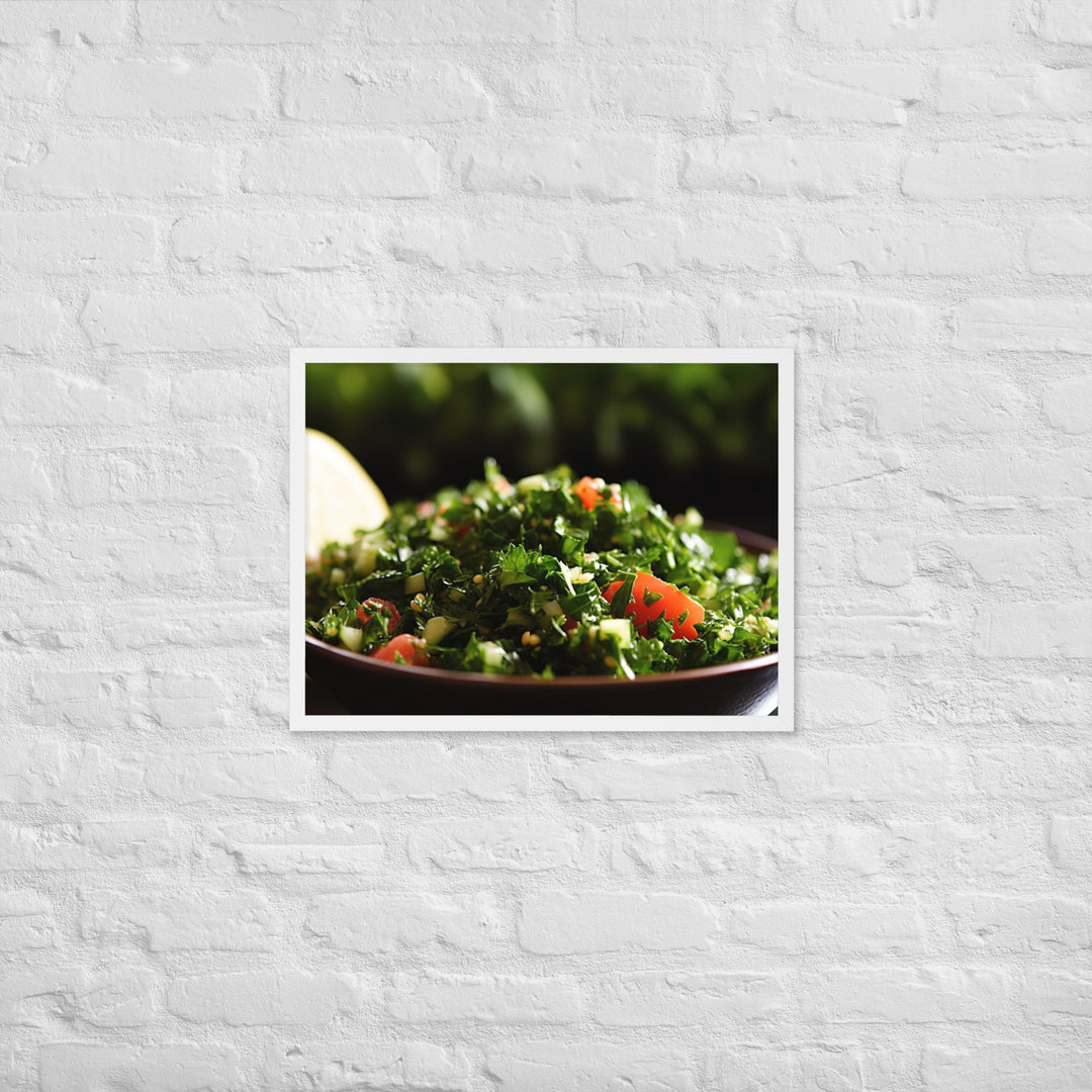 Tabbouleh Framed poster 🤤 from Yumify.AI