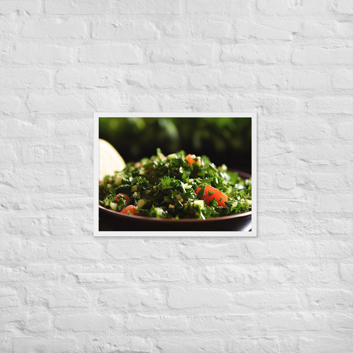 Tabbouleh Framed poster 🤤 from Yumify.AI