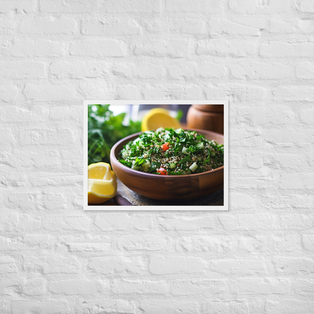 Tabbouleh Framed poster 🤤 from Yumify.AI