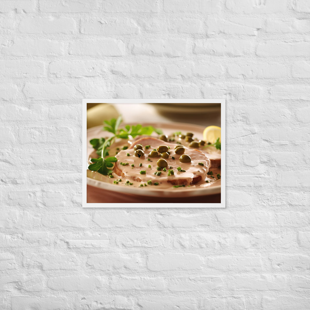 Vitello Tonnato Framed poster 🤤 from Yumify.AI