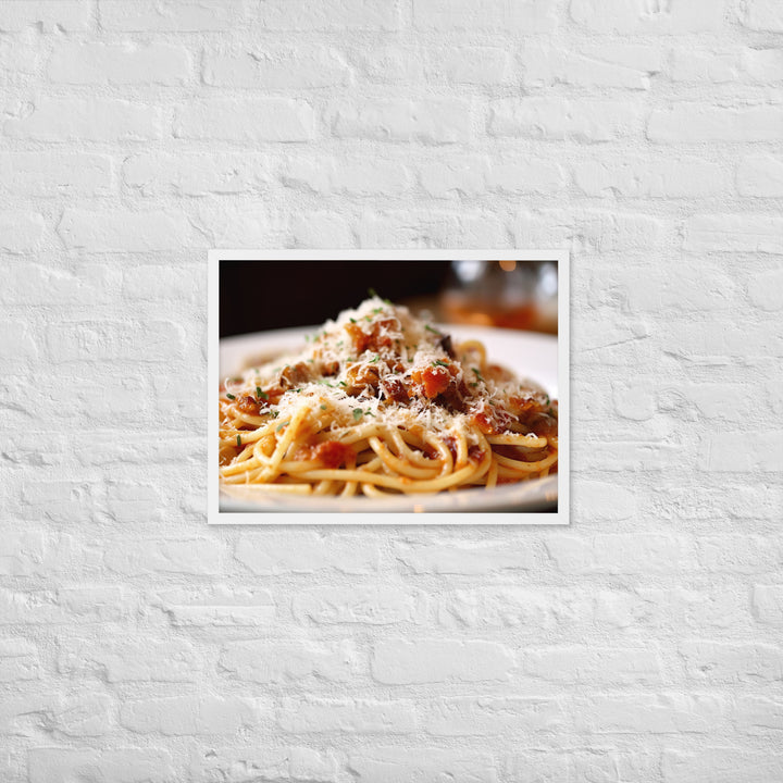 Amatriciana Framed poster 🤤 from Yumify.AI