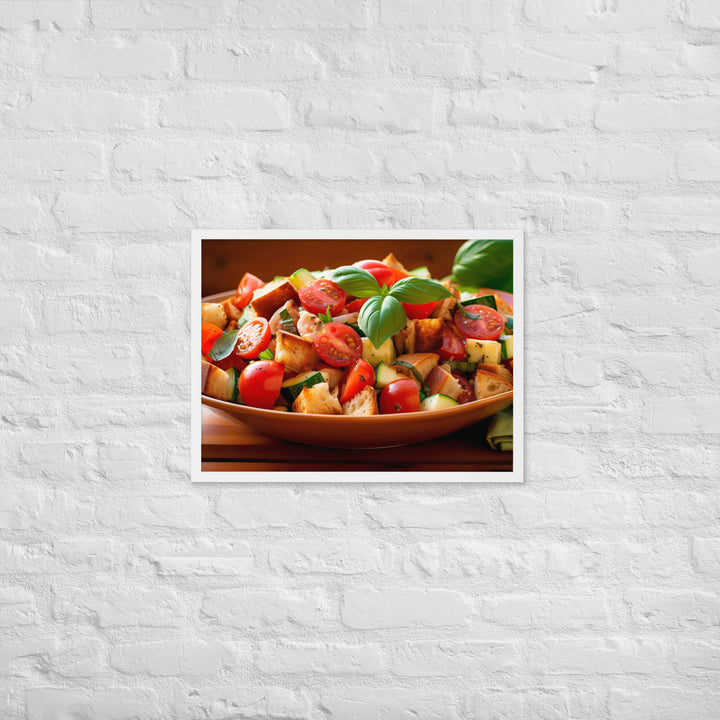 Panzanella Framed poster 🤤 from Yumify.AI