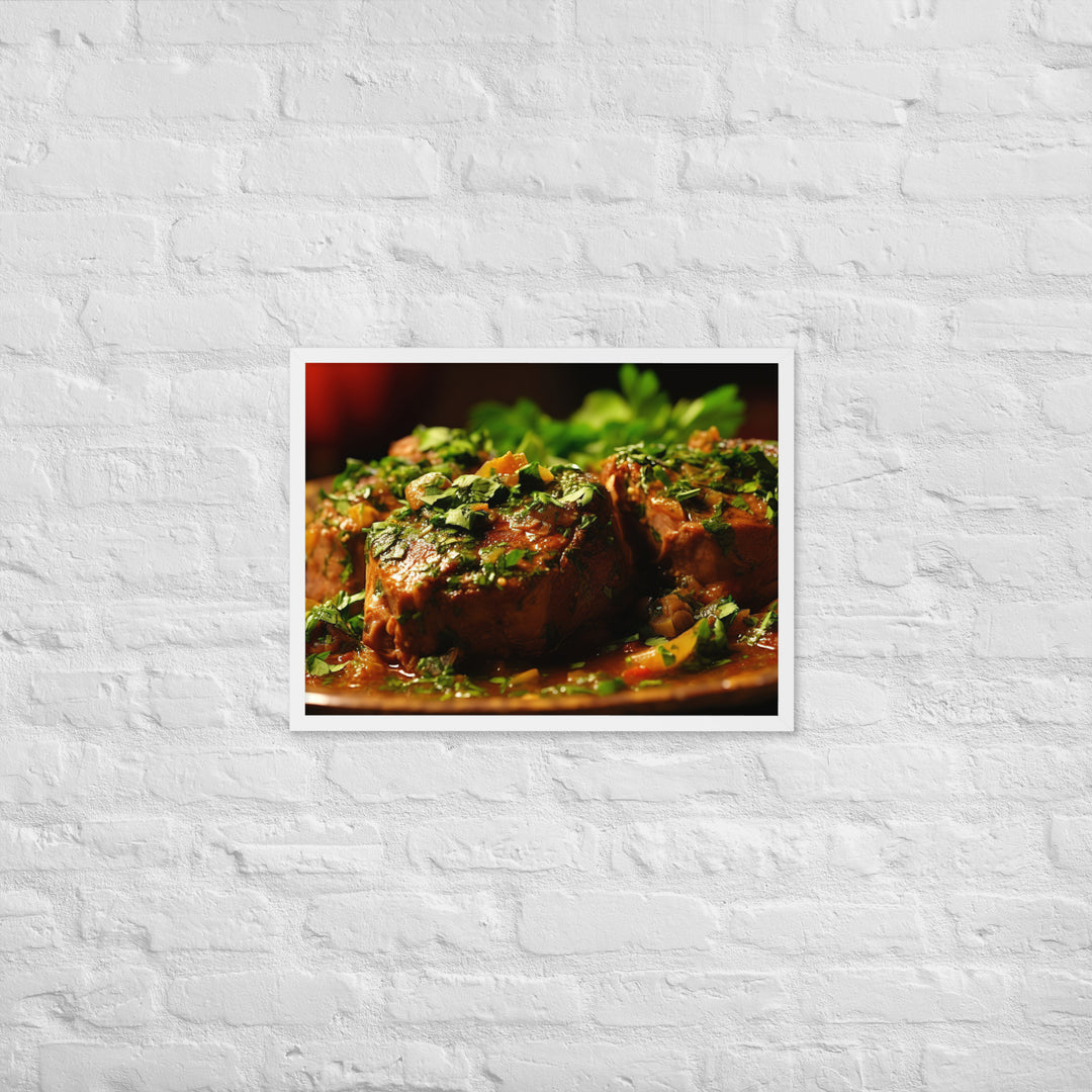 Osso Buco Framed poster 🤤 from Yumify.AI