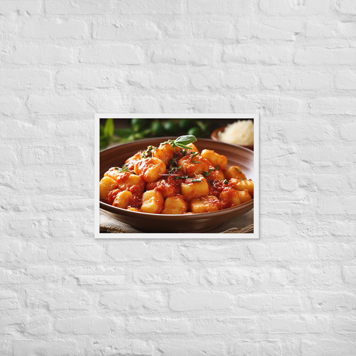 Gnocchi Framed poster 🤤 from Yumify.AI