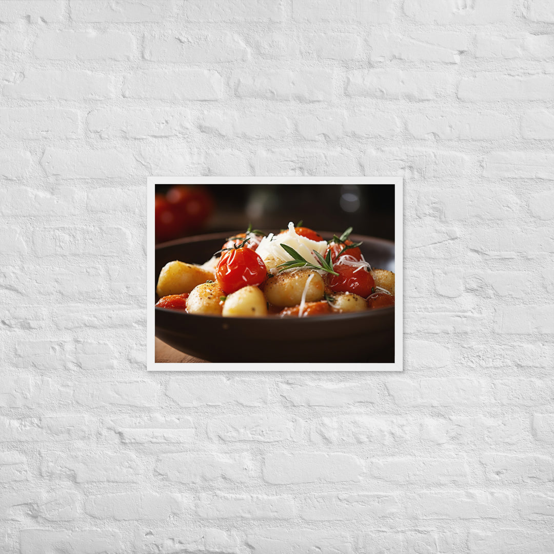 Gnocchi Framed poster 🤤 from Yumify.AI