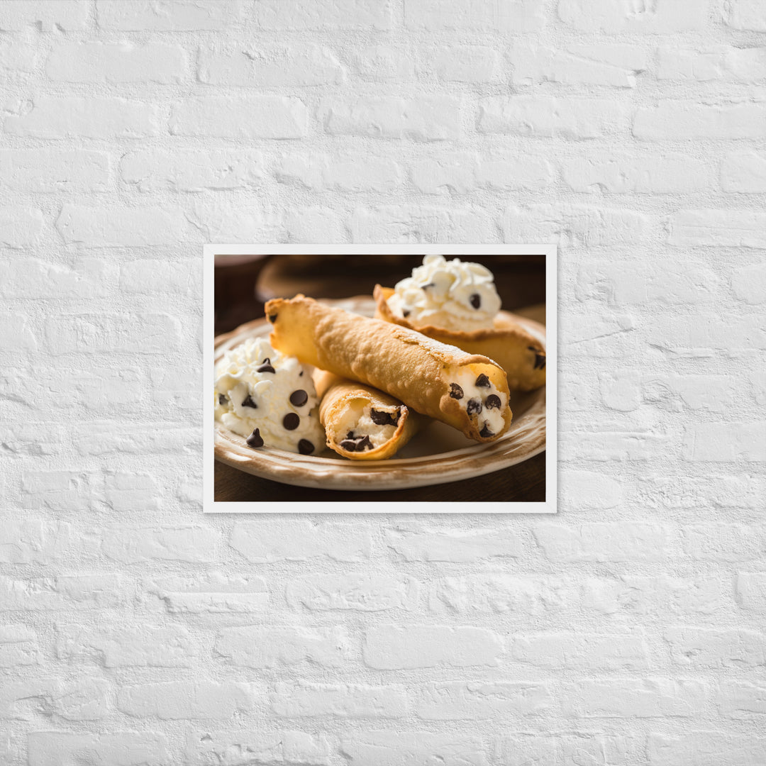 Cannoli Framed poster 🤤 from Yumify.AI