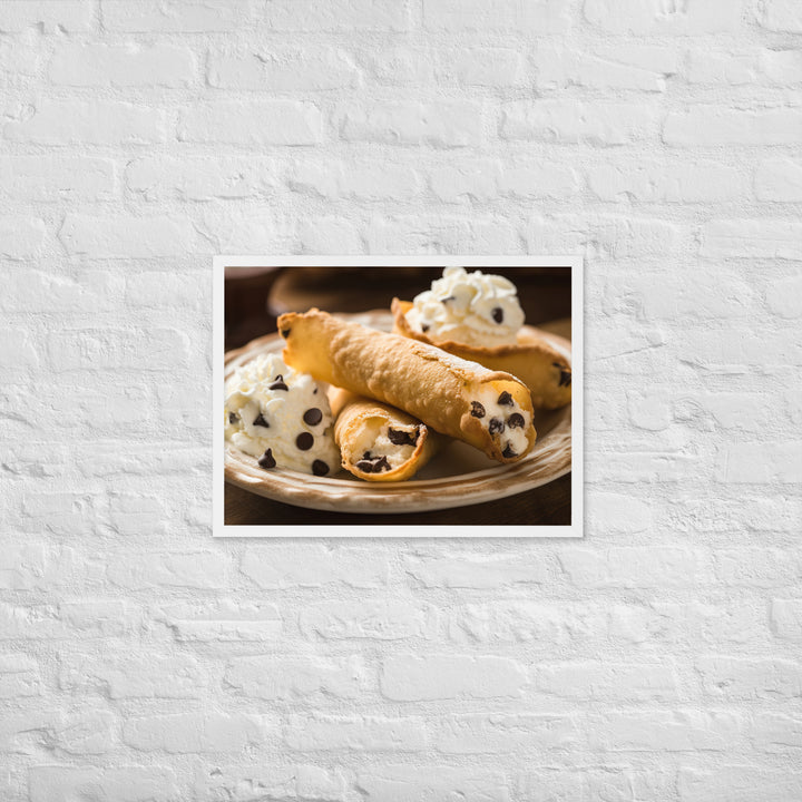 Cannoli Framed poster 🤤 from Yumify.AI