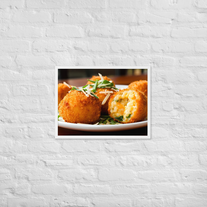 Arancini Framed poster 🤤 from Yumify.AI