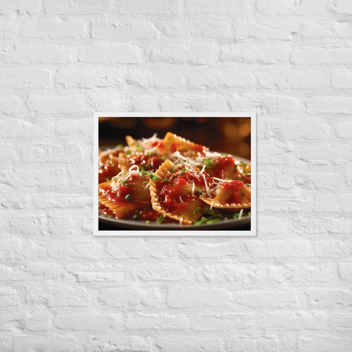 Ravioli Framed poster 🤤 from Yumify.AI