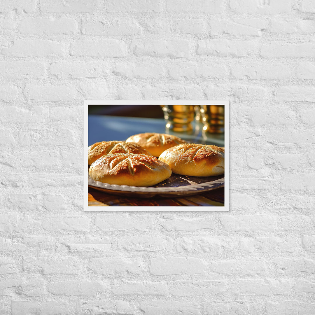 Moroccan Bread Framed poster 🤤 from Yumify.AI