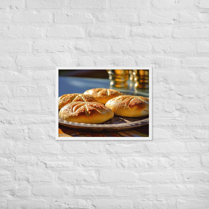 Moroccan Bread Framed poster 🤤 from Yumify.AI