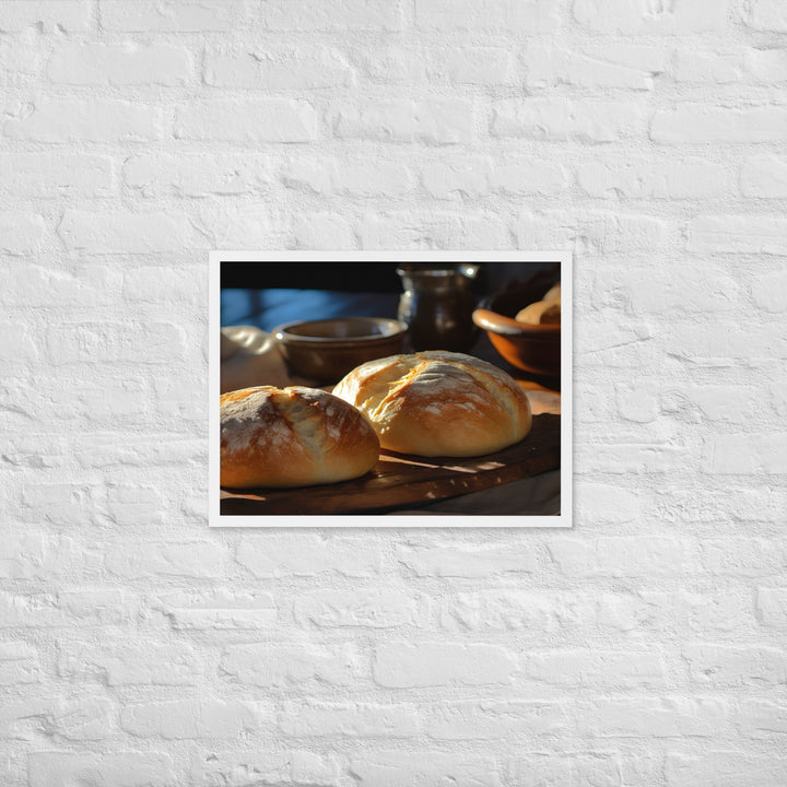 Moroccan Bread Framed poster 🤤 from Yumify.AI