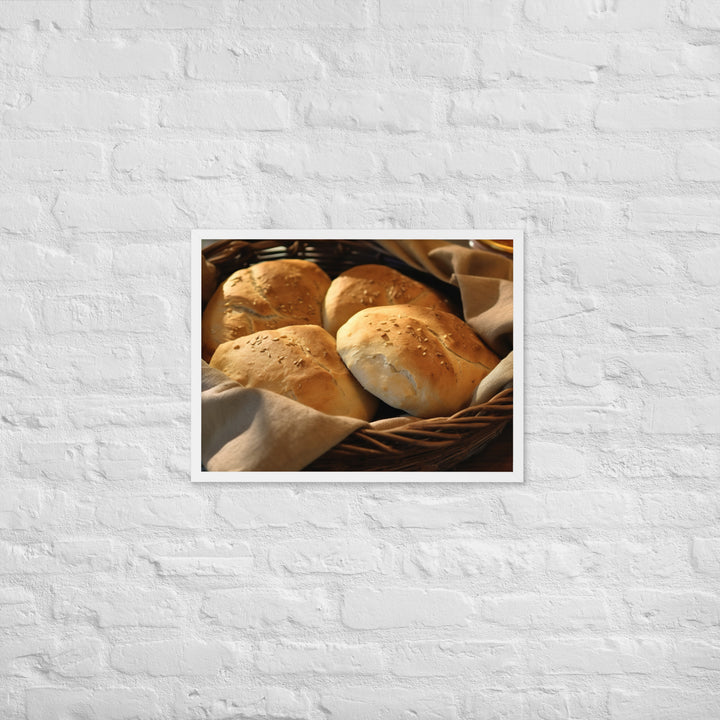 Moroccan Bread Framed poster 🤤 from Yumify.AI