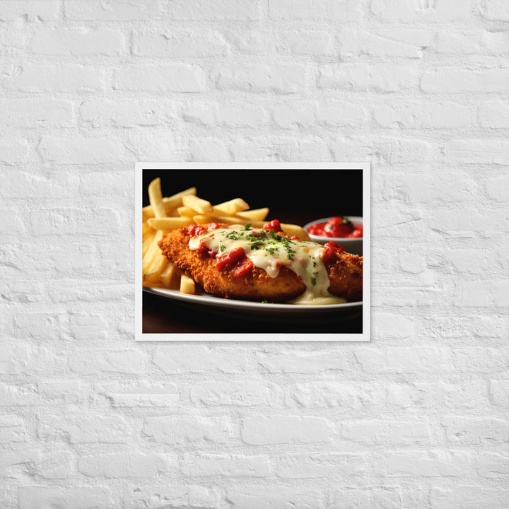 Chicken Parmigiana Framed poster 🤤 from Yumify.AI