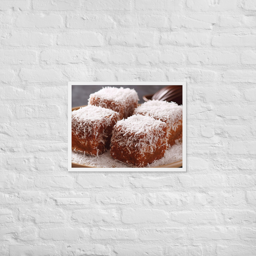 Lamingtons Framed poster 🤤 from Yumify.AI