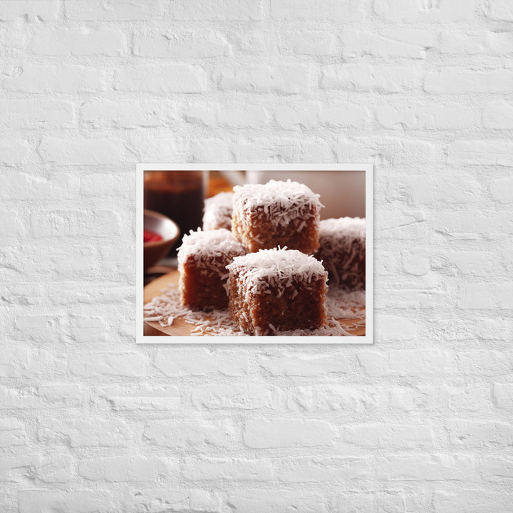 Lamingtons Framed poster 🤤 from Yumify.AI