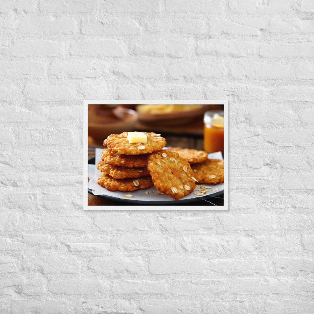 Anzac Biscuits Framed poster 🤤 from Yumify.AI