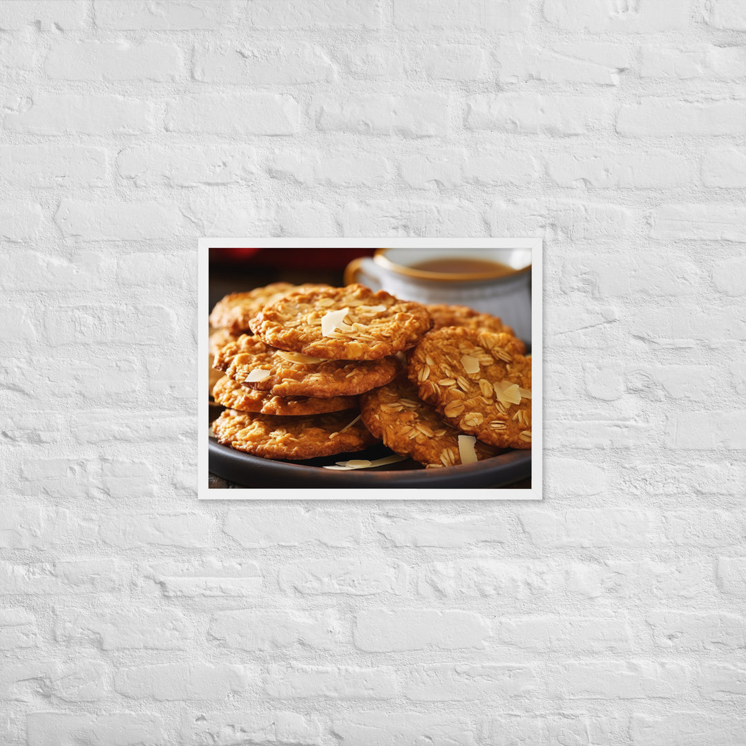 Anzac Biscuits Framed poster 🤤 from Yumify.AI