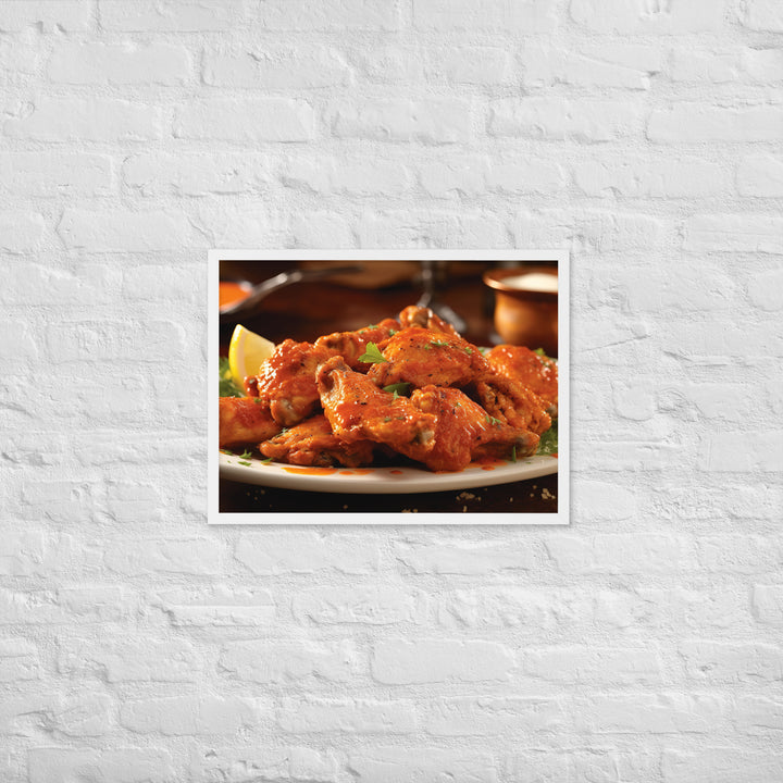 Buffalo Wings Framed poster 🤤 from Yumify.AI