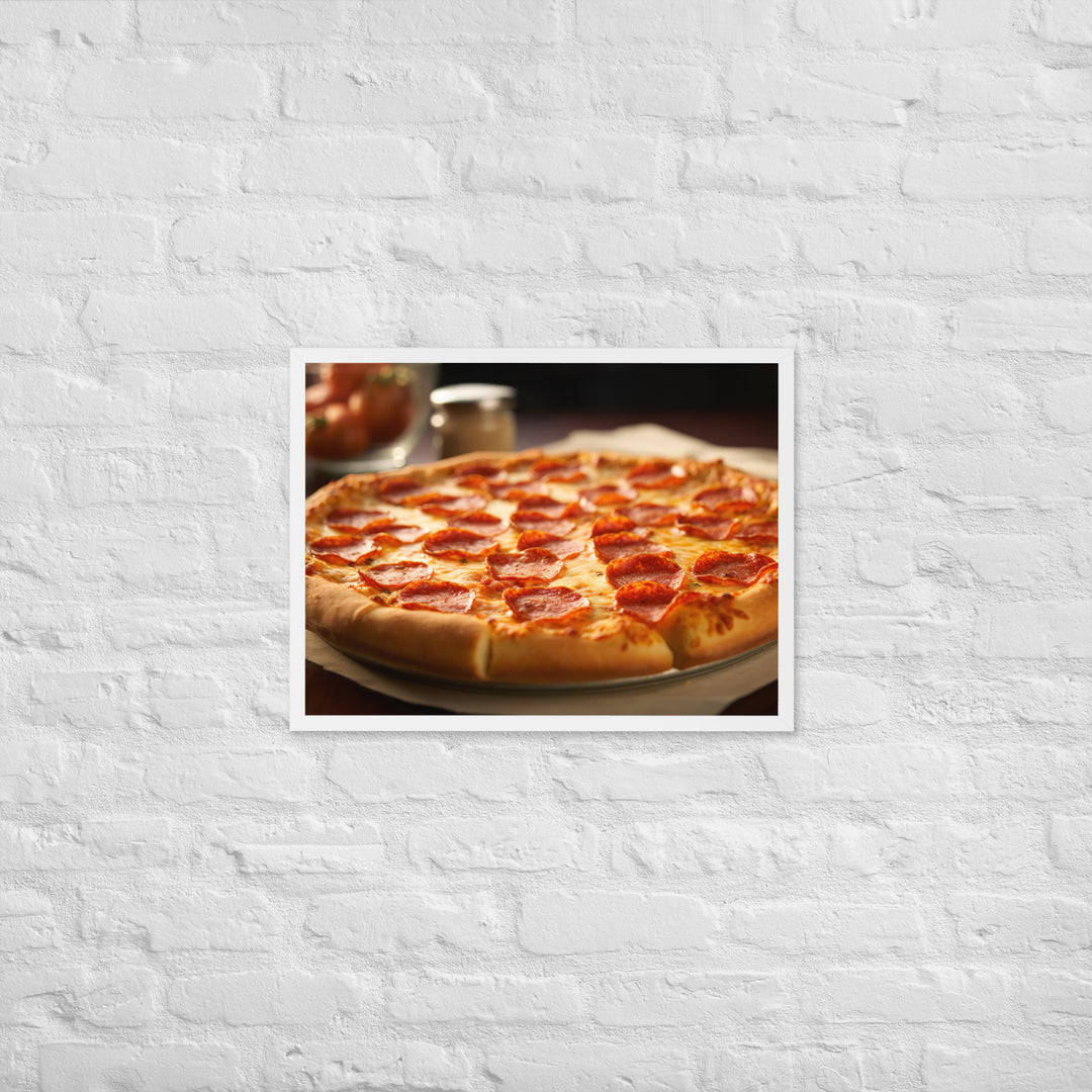 Pizza Framed poster 🤤 from Yumify.AI