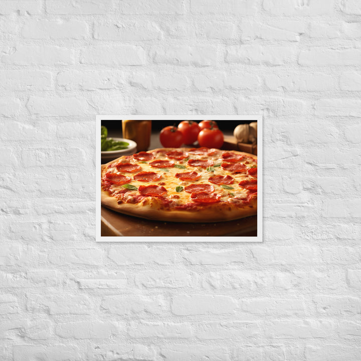 Pizza Framed poster 🤤 from Yumify.AI