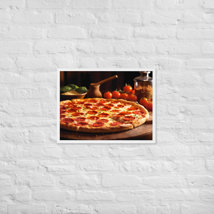 Pizza Framed poster 🤤 from Yumify.AI